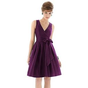 Alfred Sung Bridesmaid Dress D668 Ebony Size 0 NWT